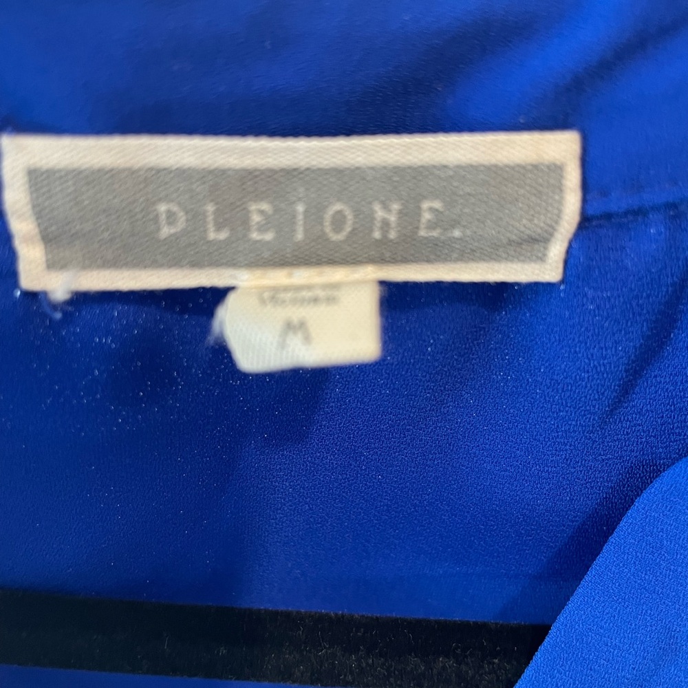 Pleione Royal Blue Blouse size M